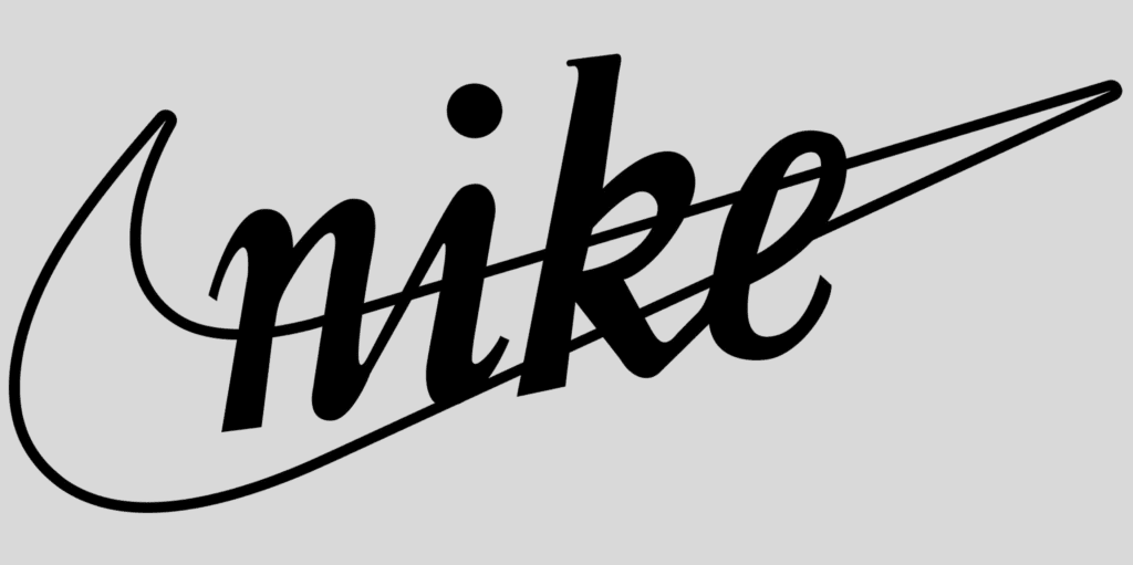 Nike logo history and design hot sale