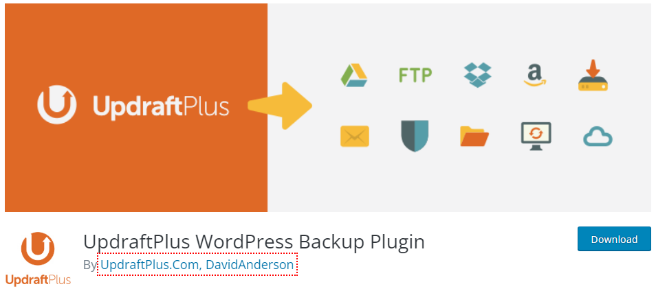 UpdraftPlus Wordpress plugins for blogs