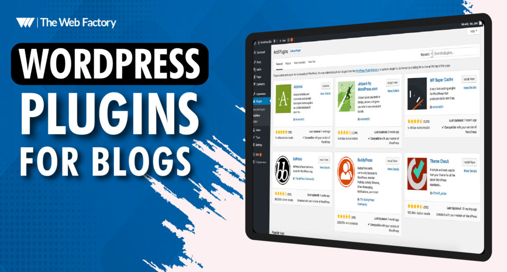 WordPress Plugins for Blogs