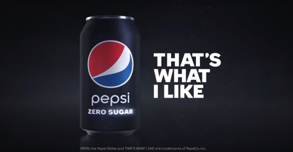 Pepsi Logo Zero Sugar