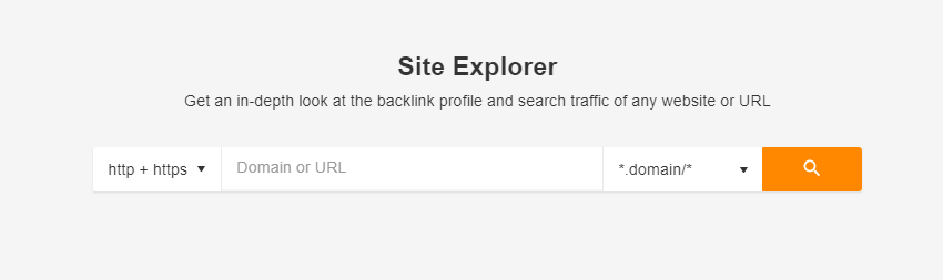 Site Explorer for Broken Backlinks