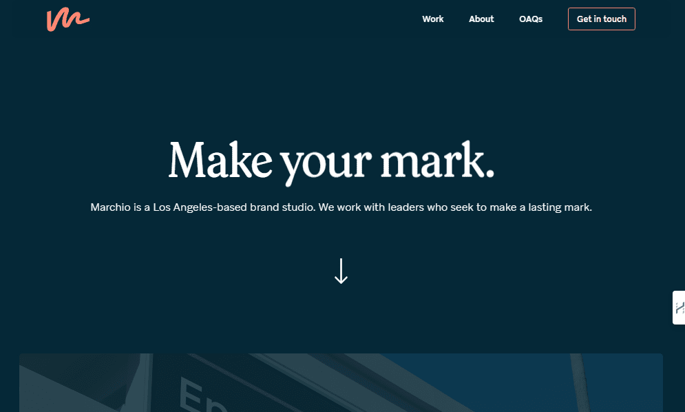 Marchio Brand Site