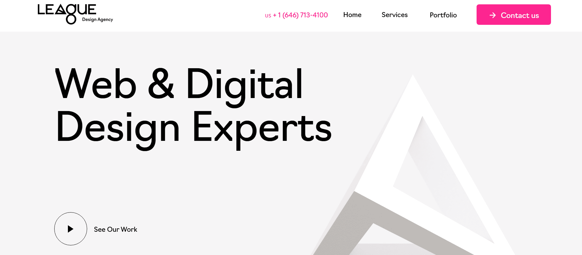 League Design Agency Website