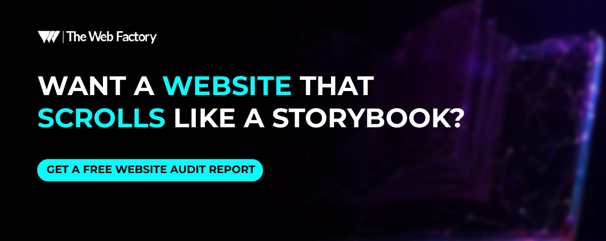Scroll-telling website with cinematic transitions and animated storytelling visuals.